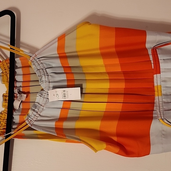 LOFT Dresses & Skirts - Loft striped dress, Size L
